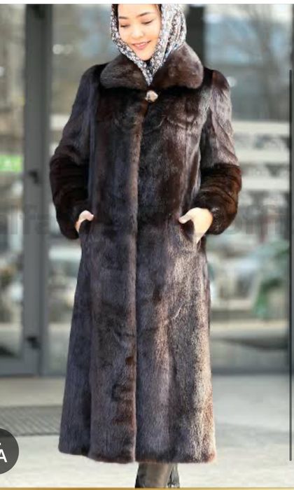 Норковая шуба почти новая