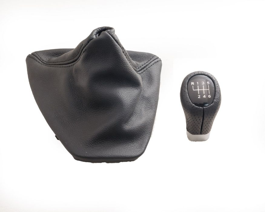 Топка за скоростен лост с маншон BMW E90 E91 E92 E93 естествена кожа