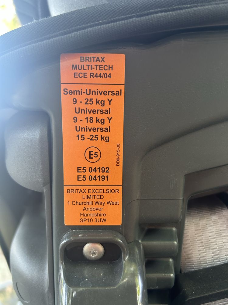 Scaun auto Britax Multi Tech