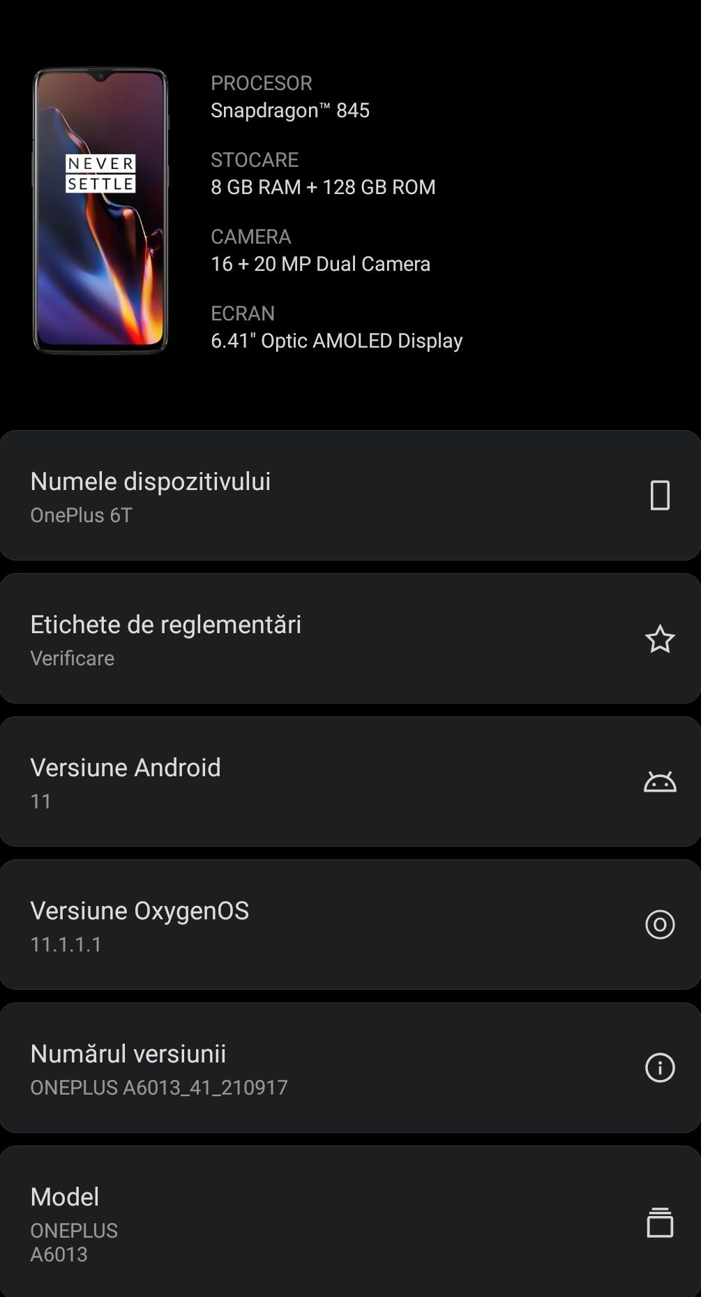 telefon Oneplus 6T