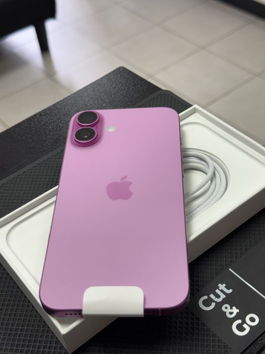 Apple iPhone 16 Plus,Pink,128GB *100% battery*НоВ*