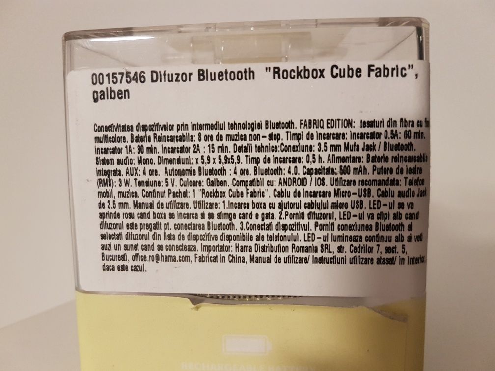 Rockbox Cube Fabric nou