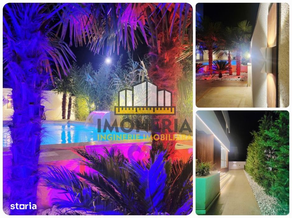 Vila stil mediteranean cu piscina-Zona zi 63 mp-0% comision-Pantelimon