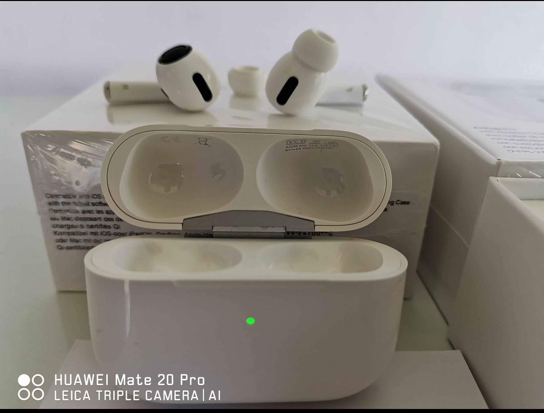 Airpods pro new 2024 căști wireless Bluetooth ios 17 optimized airoha