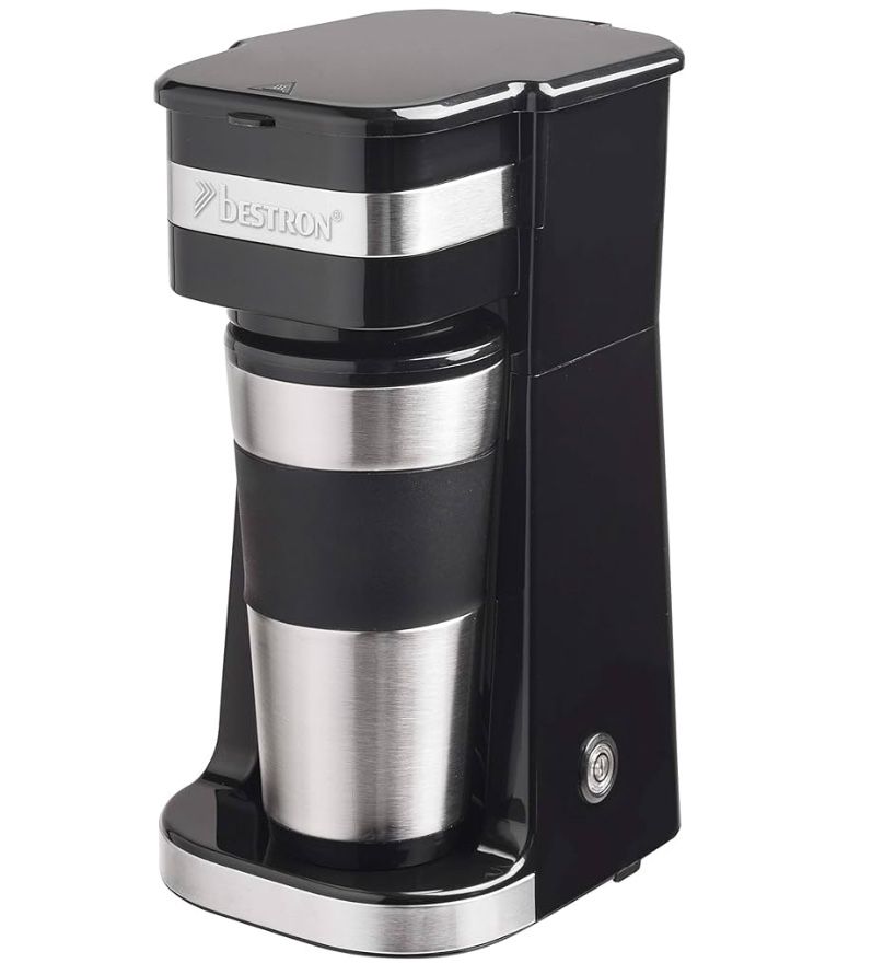 Cafetiera Bestron cu cana termica 420ml - 750W