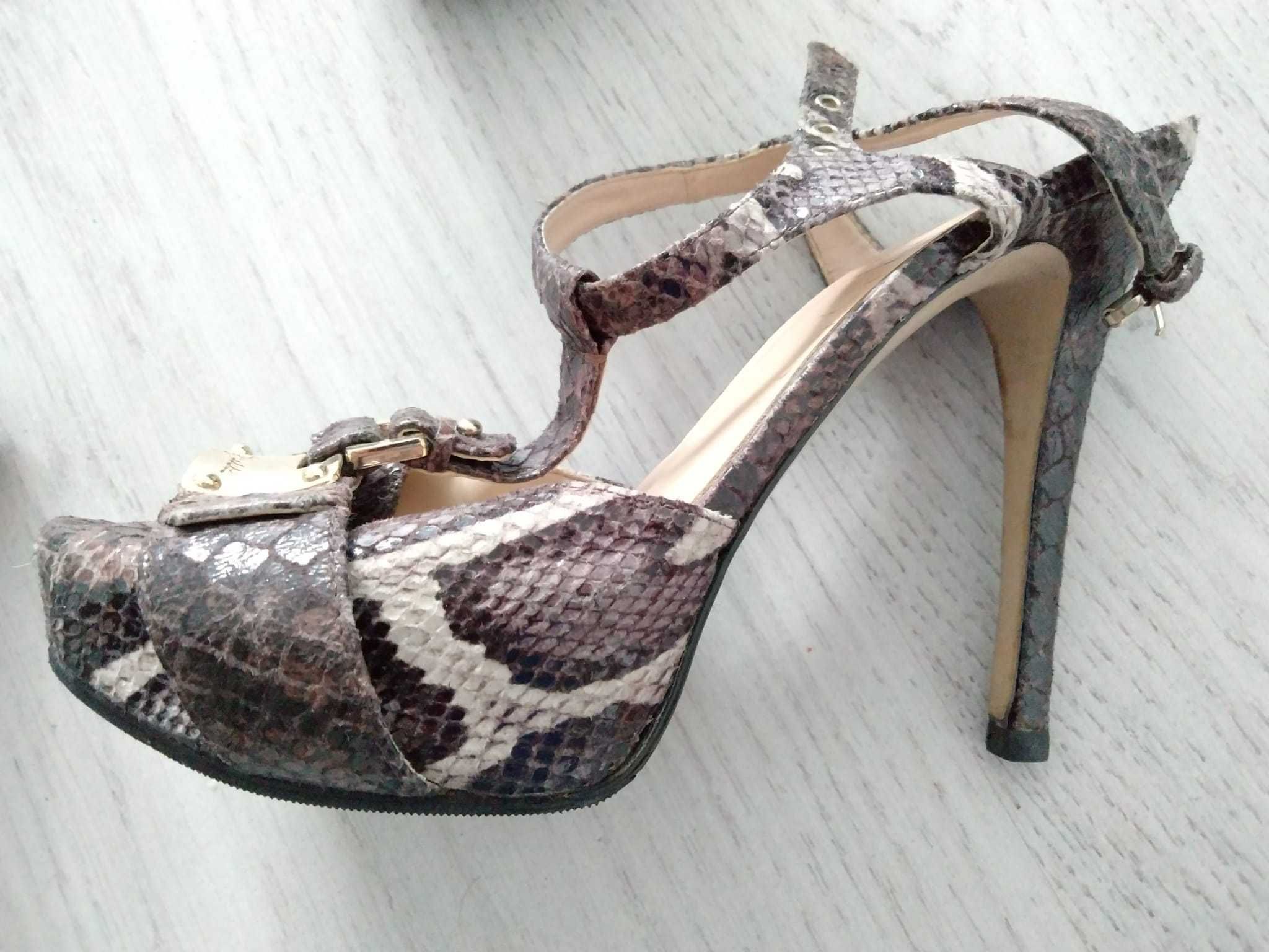 Sandale snake print Guess