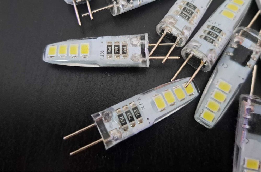 Set 18 x Becuri LED, G4, Lumina Rece, 6500K, 3W, 220V