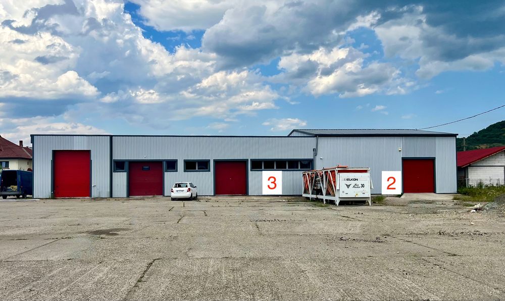 Spații de închiriat: depozite, spații comerciale, platformă – Jibou