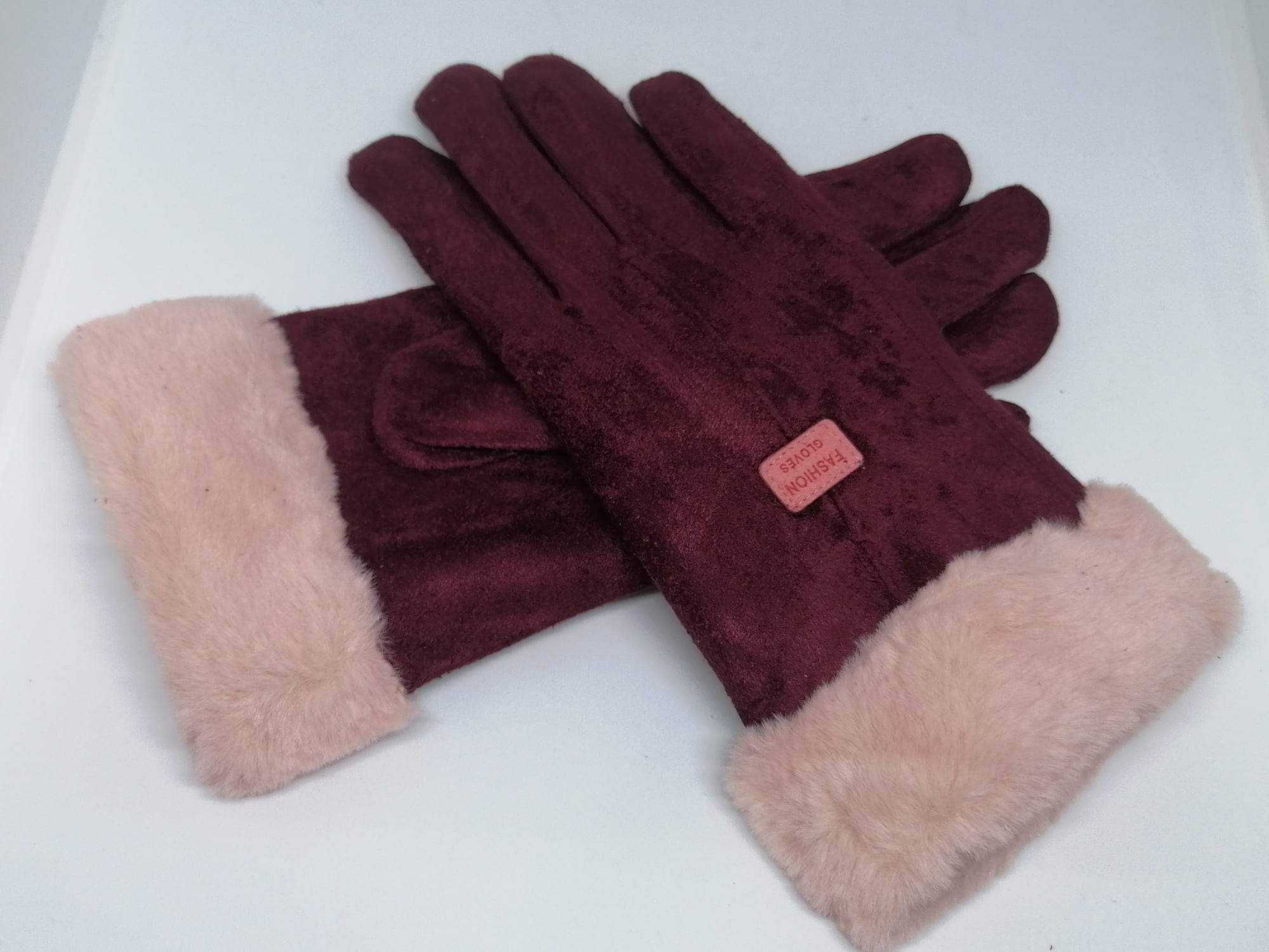 Дамски ръкавици с пръст за сензорен екран 7 цвята