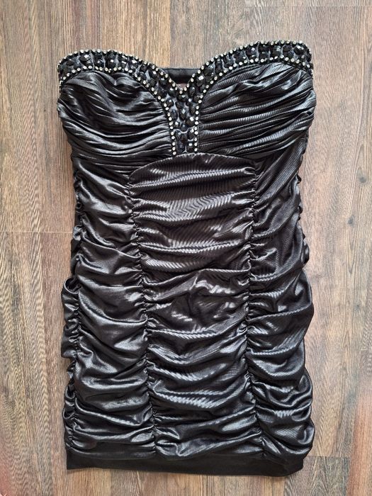 Официална рокля с камъни S