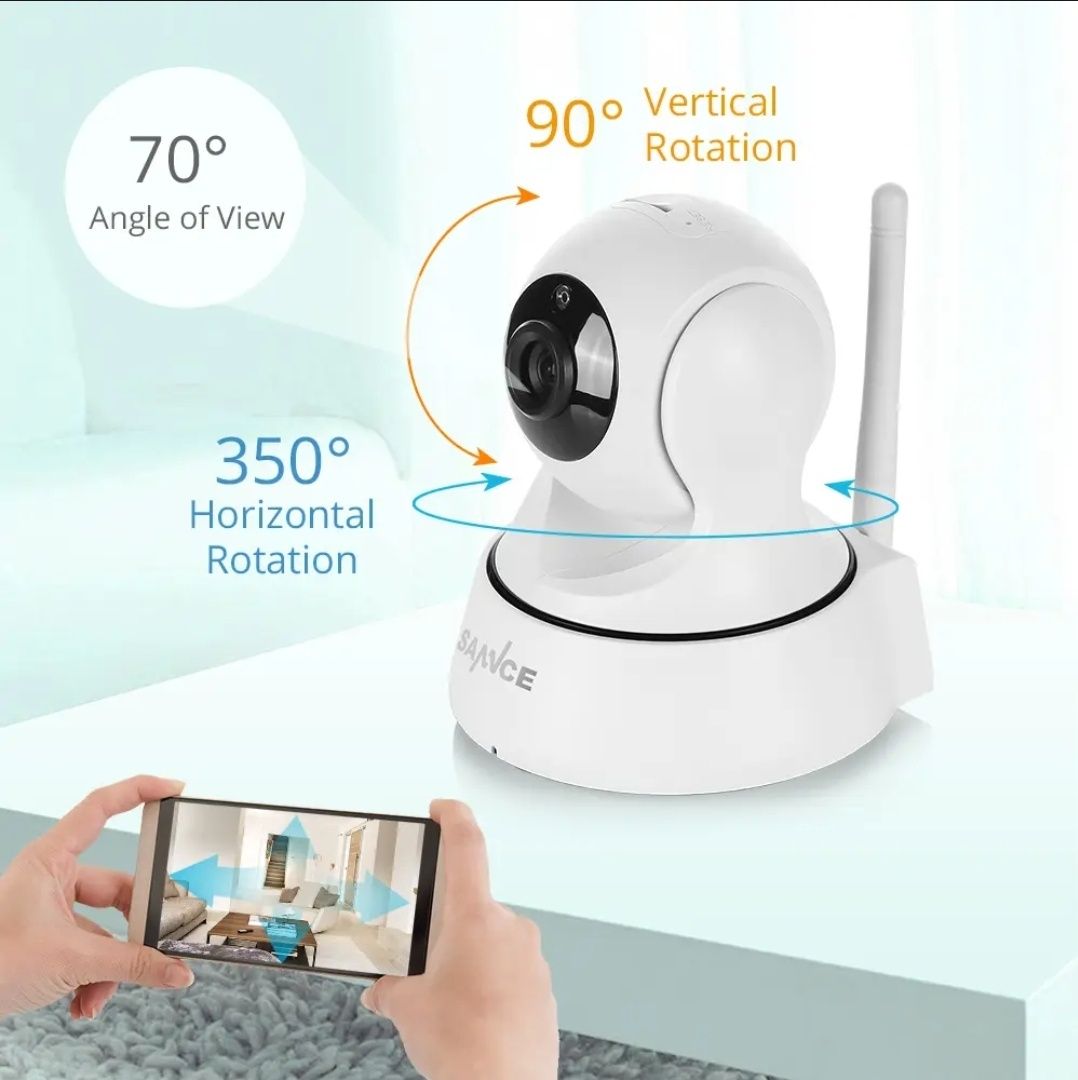 WiFi HD smart camera, kamera. Yangi.