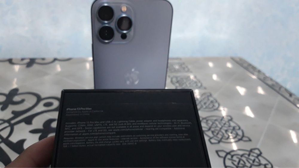 Продаётся совсем новый iphone 13 pro max sierra blue 128gb LLA