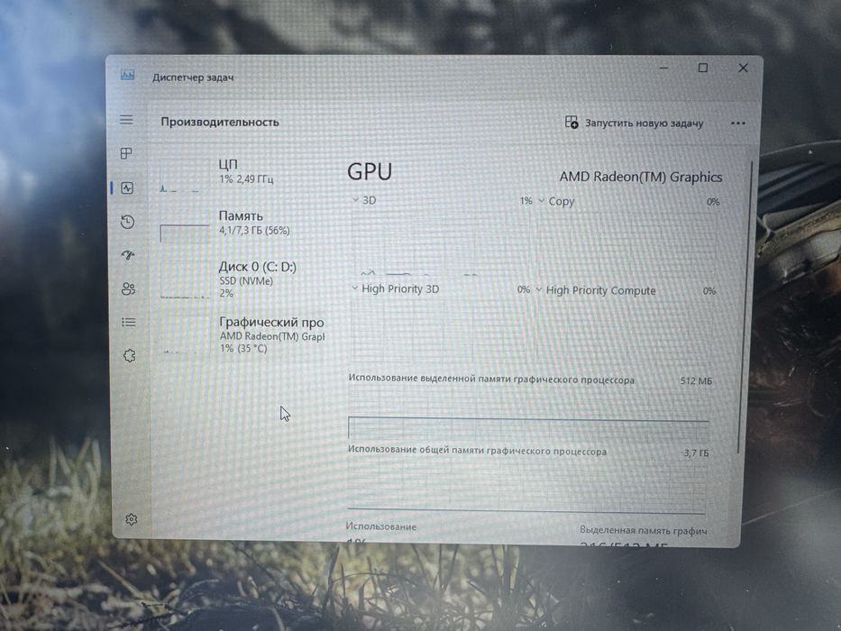 Noutbook HP pavilion ryzen 5