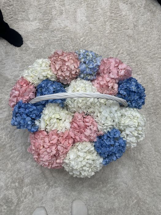 Свежий цветы гортензий 15 штук