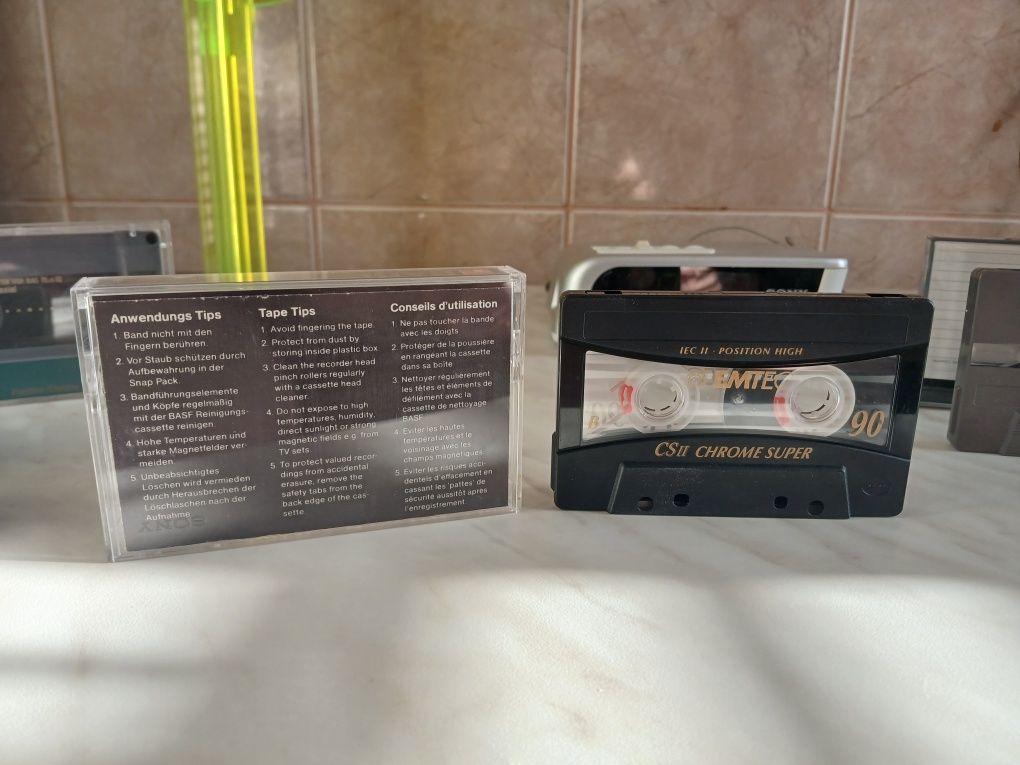 Lot de 3 casete audio Sony UX-PRO și EMTEC CS II