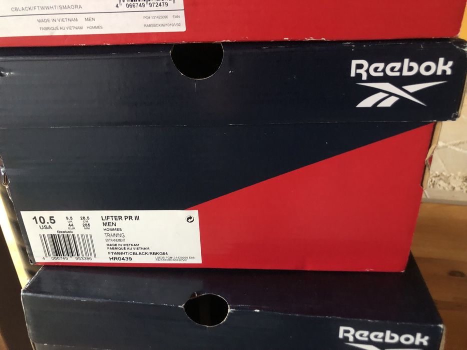 Продавам щангети Reebok Legacy Lifter III и Lifter PR III