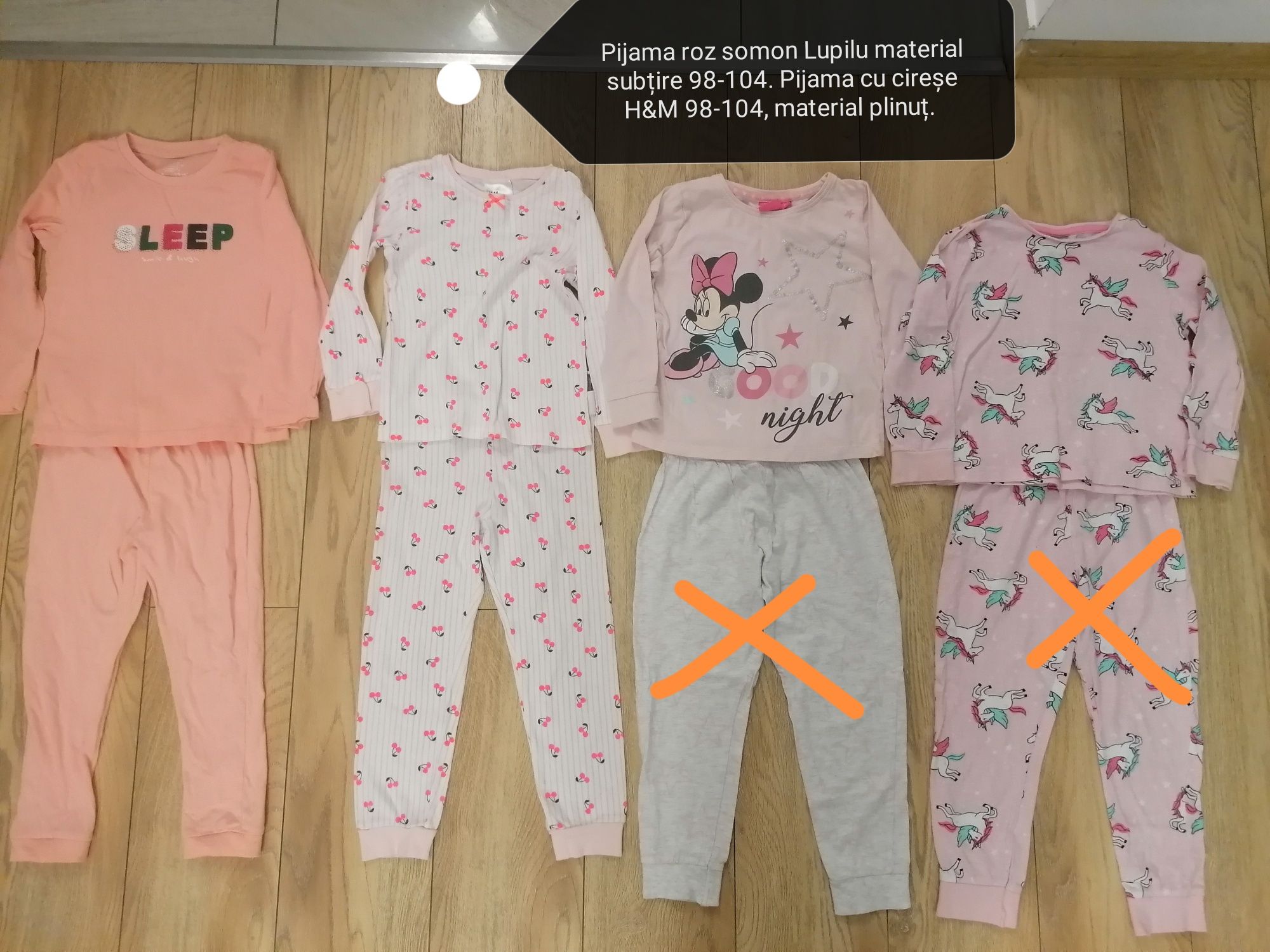 Pijama 98-104 bumbac