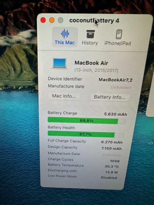Vand Macbook air 2015 !