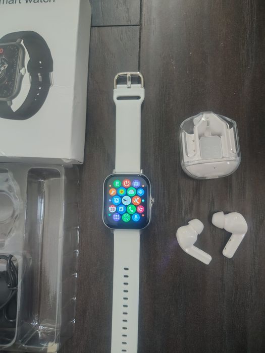 Ceas Smartwatch inteligent+setcasti