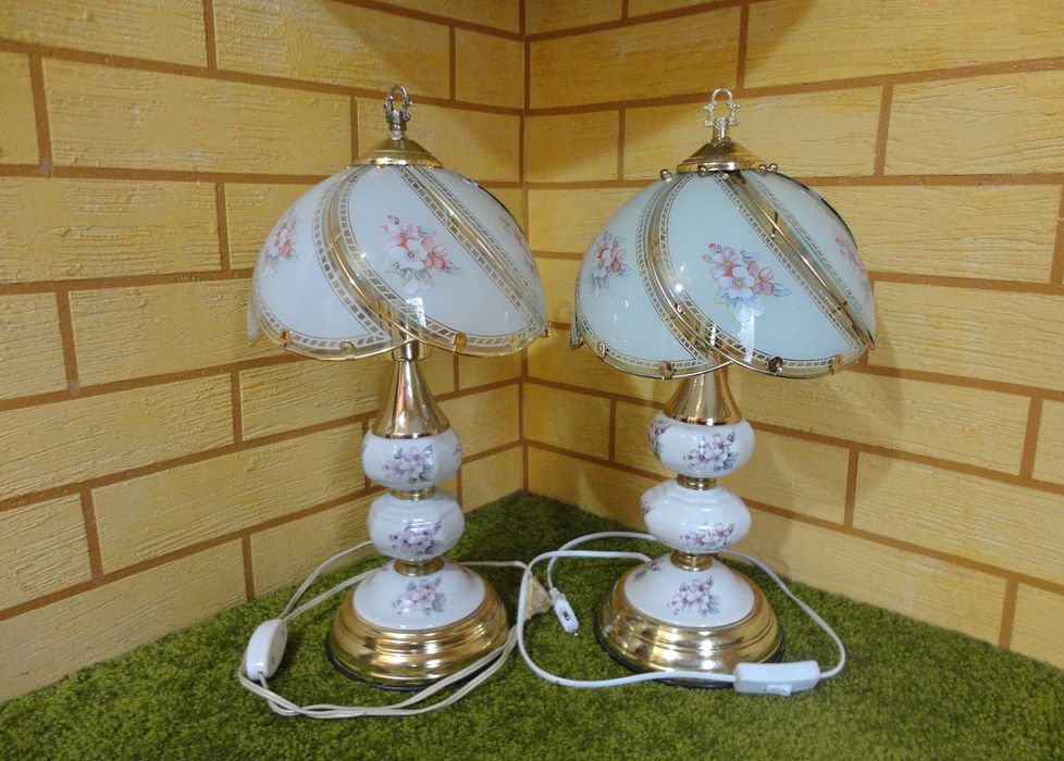 Две настольные лампы. Стиль Романтик. Производство Турция.