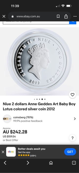 Сребърна монета 2 долара