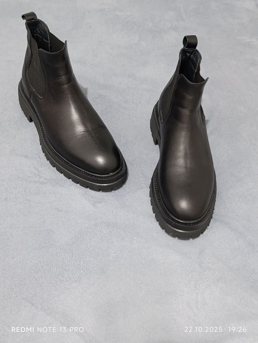 Мужские сапоги кожаные