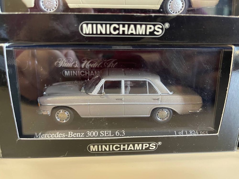 Macheta Mercedes 300 SEL 6.3 1:43 Minichamps