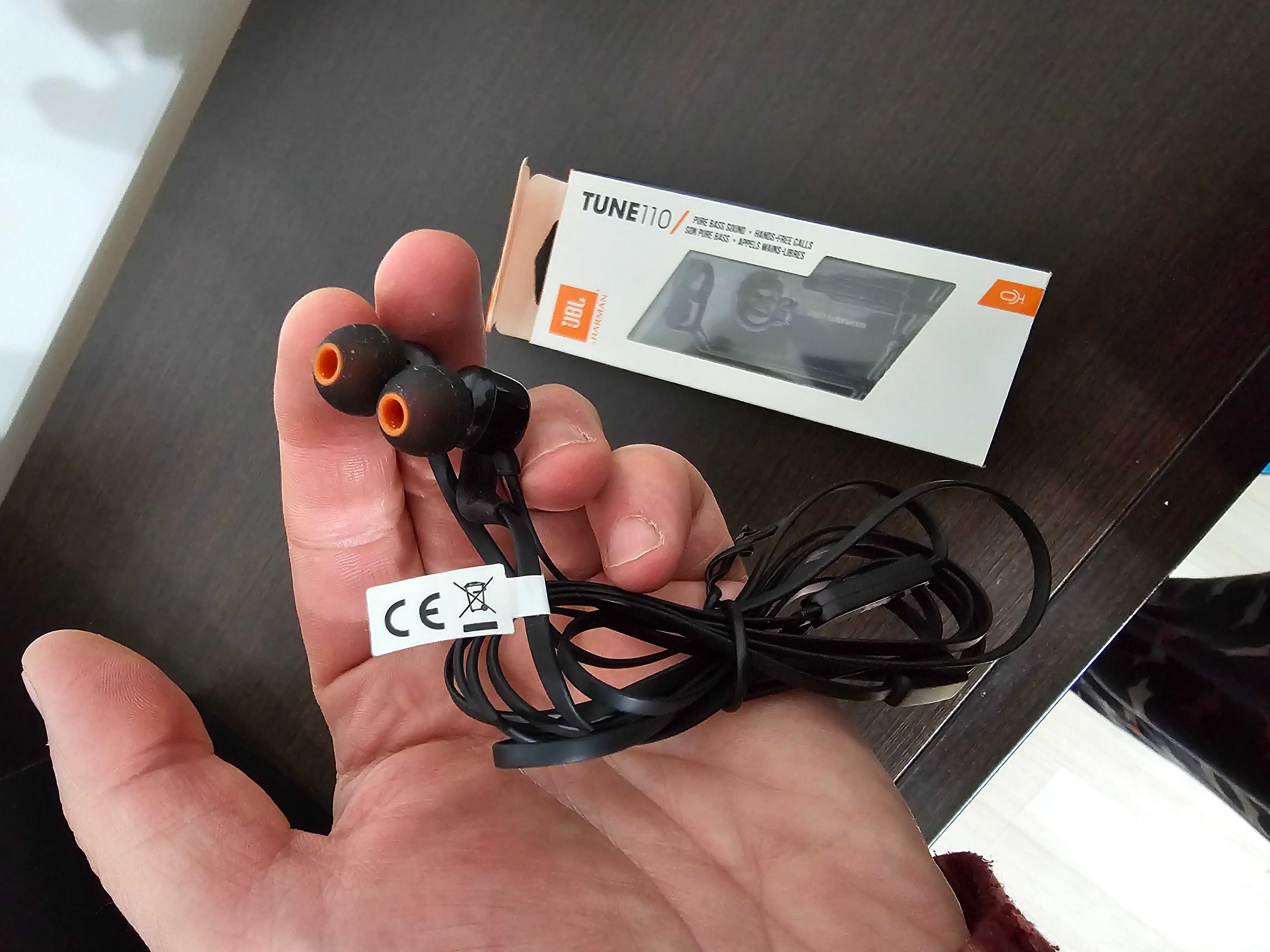 Căști cu fir JBL Tune 110, Pure Bass, noi-nouțe