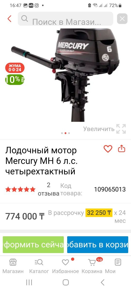 Лодочный мотор..