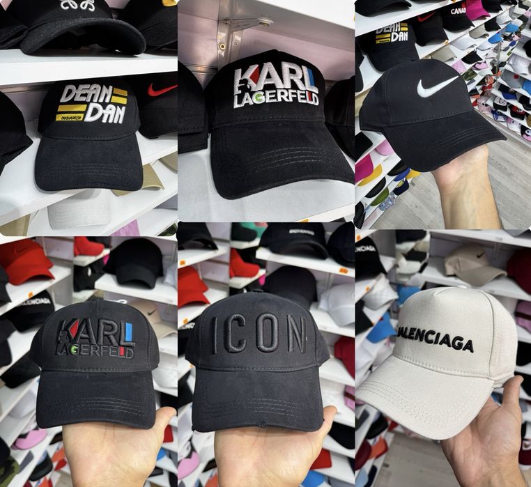 Шапки Adidas,Nike,karl,gucci,diorArmani,Under Armour,alo,DSQ2,Tommy,CK
