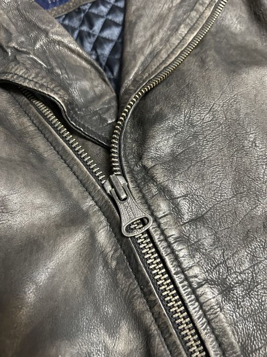 Superdry SD Endurance Custom Leather Jacket-почти ново, оригинално, XL
