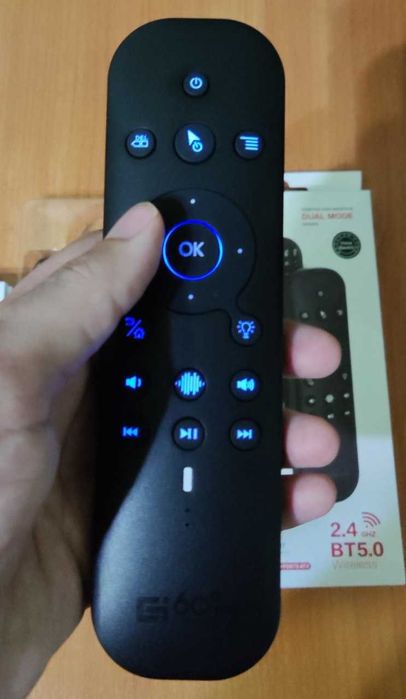 "G60S" Pro BT 2,4 ГГц пульт с голосовым управлением и мини-клавиатурой