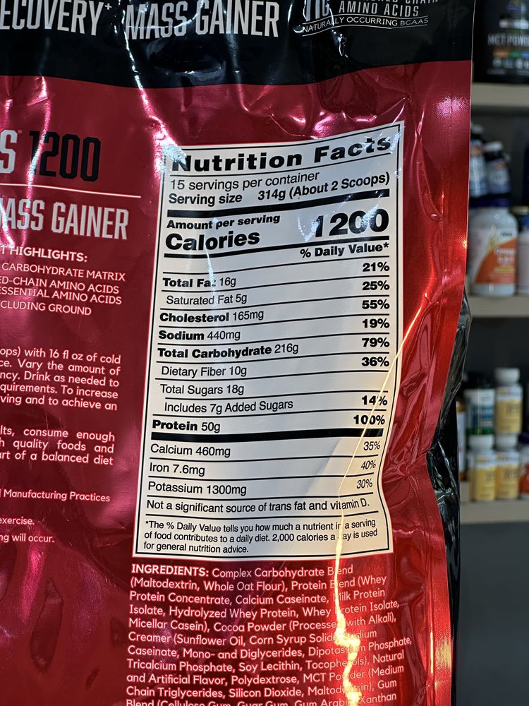 BSN True-Mass 1200 Chocolate Milkshake