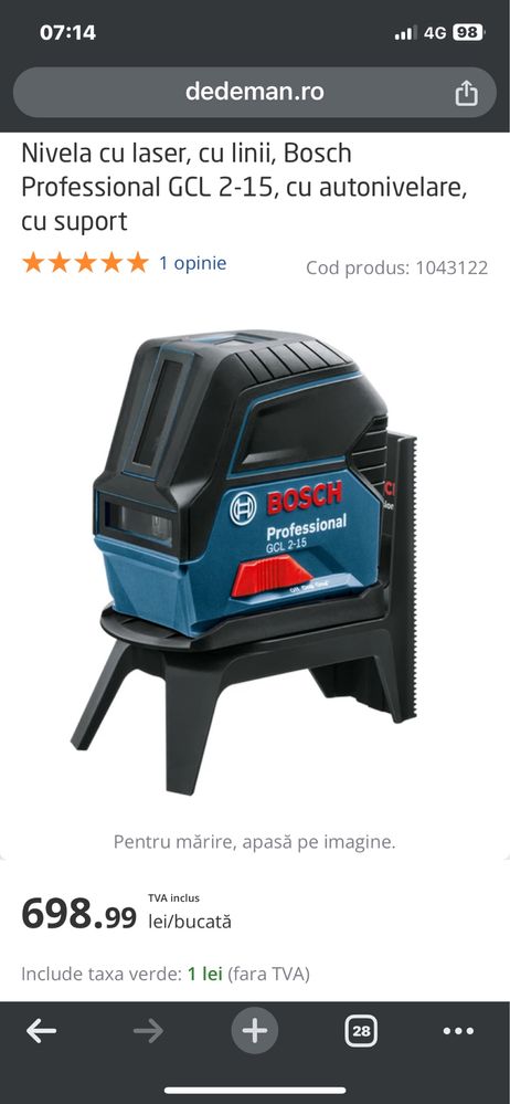 Bosch professional GCL 2-15