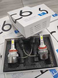 Set Becuri LED auto H1/H3/H4/H7/H11/HB4 - 6000k faza scurtă lungă