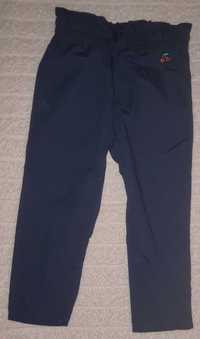 Pantaloni casual subtiri fata H&M bumbac bleumarin 2 ani noi