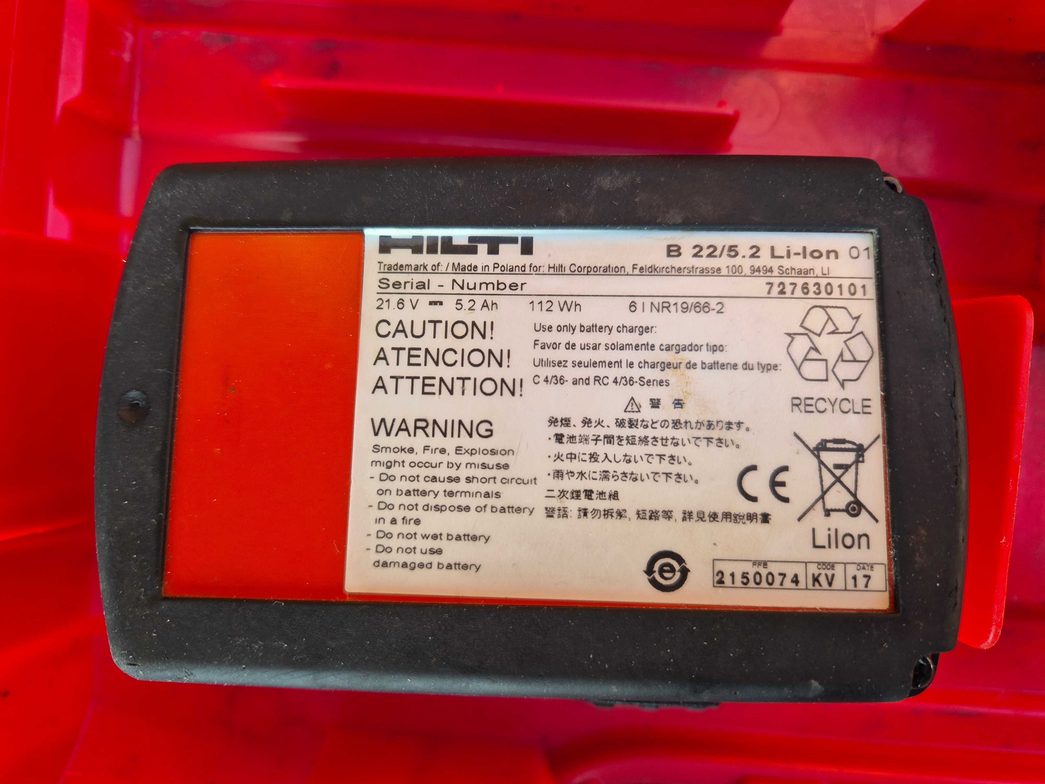 Vand Hilti SF6-H A22