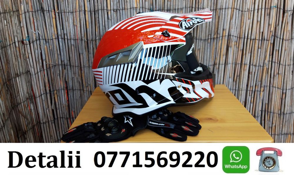 Casca atv bicicleta cross ochelari manusi moto enduro  downhill