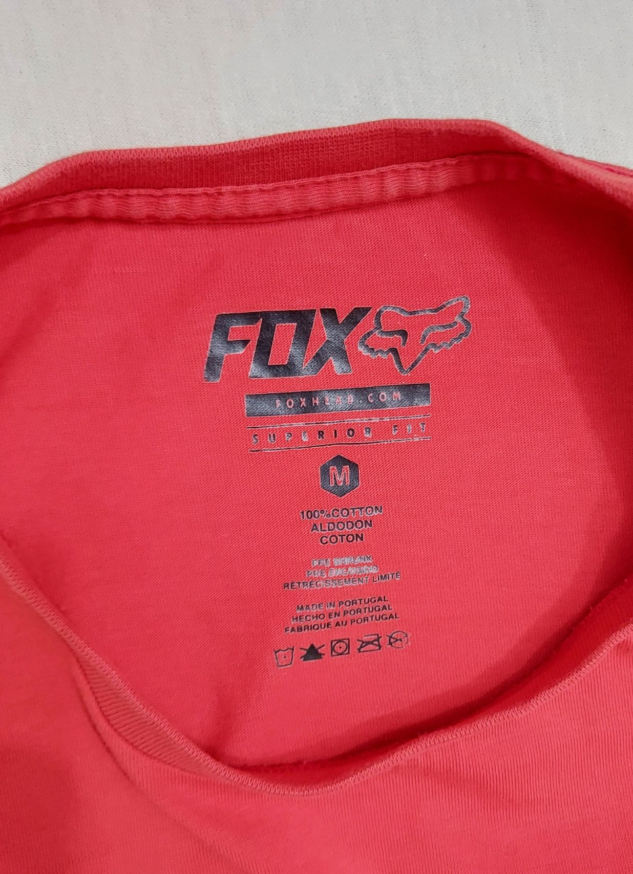 Tricou FOX Pragmatic, mărimea M Roșu, 100% bumbac (man)