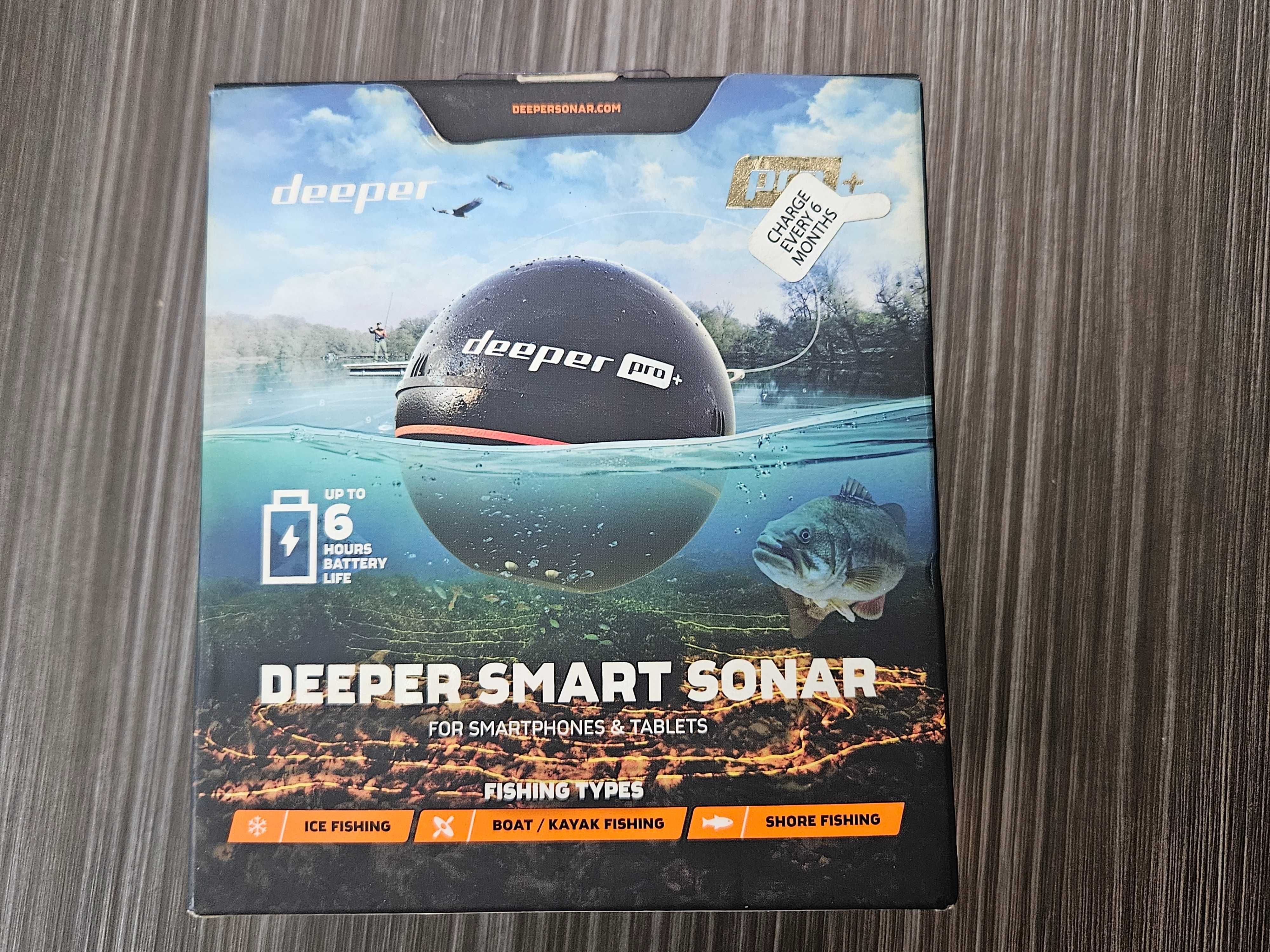Deeper Smart Sonar PRO+ в комплект с Deeper Range Extender