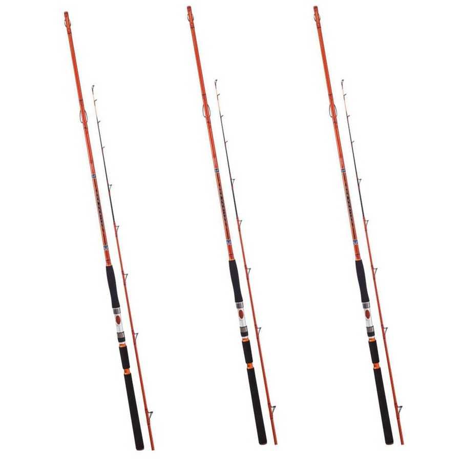 Set 3 Lansete Barca Colmic Calibra 2.4m 70-300g - Ideale pt Dunare