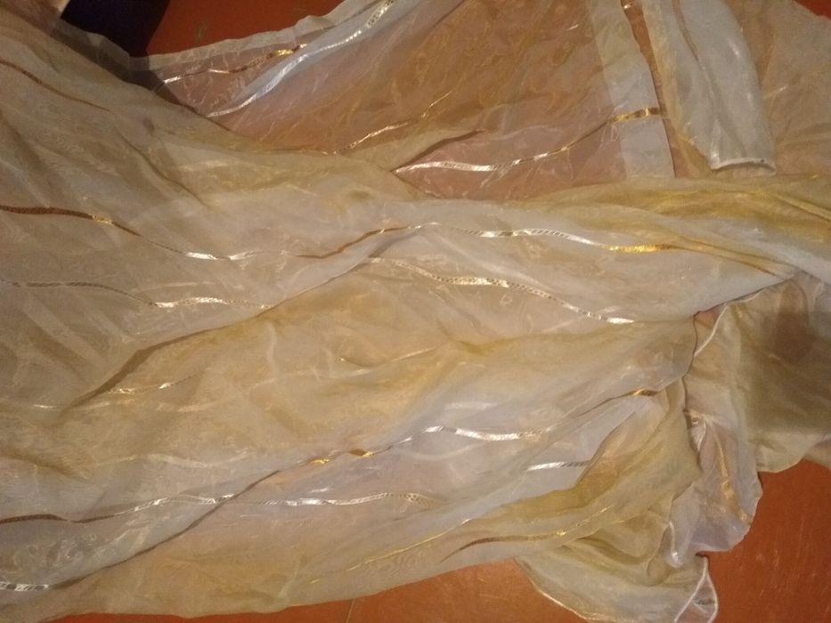 Отдам тюль за продукты