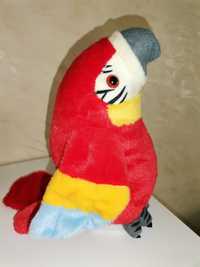 Говорещ плюшен папагал