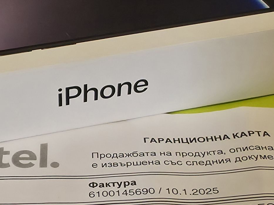 256GB iPhone 16 Pro Yettel Гаранция 2026г. Black | Черен