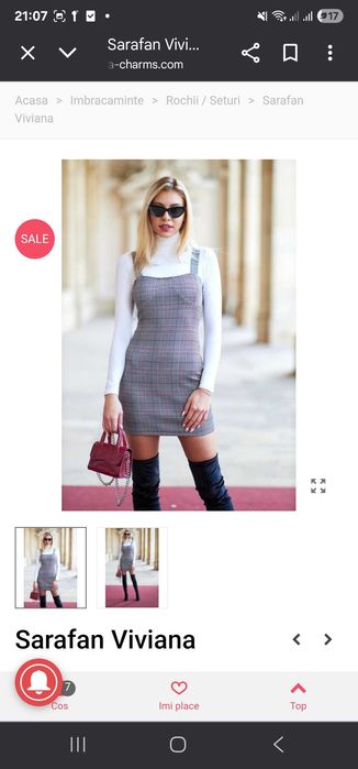 Rochie tip sarafan Diva Charms