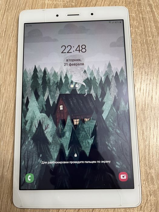 Планшет SAMSUNG Galaxy Tab A8  (серебристый) 8"/32GB/4G