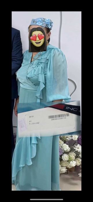 Женское турецкое платье 54 размера