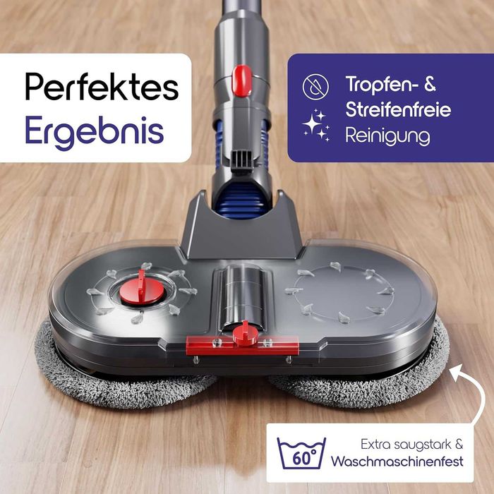 Cap mop electr cu rezervor apa, pt aspirator Dyson,REDUS de la 400Ron