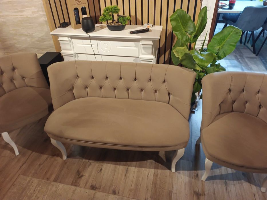 Mobilier living crem