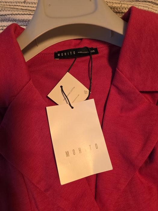 Rochie Mohito XXS Rosie Bumbac Fara Maneci Noua Cu Eticheta